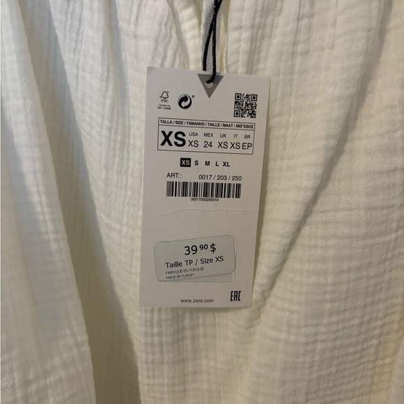 Zara Cream Off-Shoulder Blouse - Picture 3 of 6